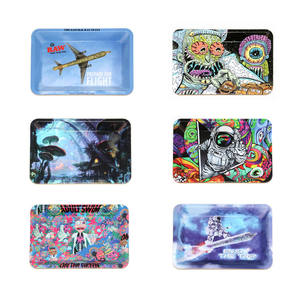 Bandeja Enrollable de Metal para Fumar, Accesorios para Fumar, Bandeja de Metal para Liar Tabaco, Bandeja para Servir Papel de Liar al por Mayor - Product Image 2