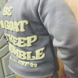 Sudaderas con capucha de estilo corto, personalizadas con estampado puff, de algodón orgánico 100% de alta calidad y tejido grueso. - Product Image 6