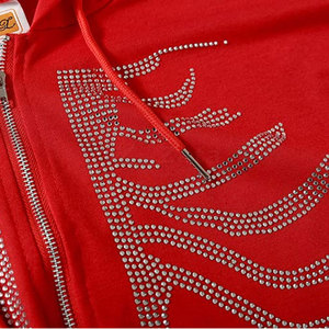 Novedad de Invierno, Sudaderas con Pedrería para Hombre, Gran Venta, Transpirables, Ecológicas, Personalizables, Lisas, Teñidas, de Color Sólido - Product Image 4