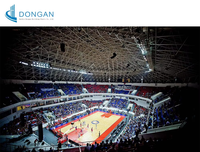 Estructura de Acero Galvanizado en Caliente para la Construcción de Gimnasios, Proyecto Deportivo Público Municipal
