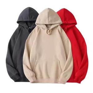 Sweat à capuche surdimensionné gonflé avec doublure thermique Sweat à capuche Streetwear avec sweat uni graphique audacieux pour impression par sublimation - Product Image 4