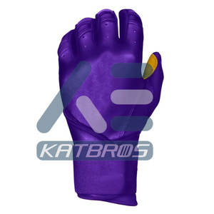 Gants de frappe de baseball en cuir, design personnalisé, prix abordable, vente chaude, conçus pour le contrôle du swing - Product Image 5