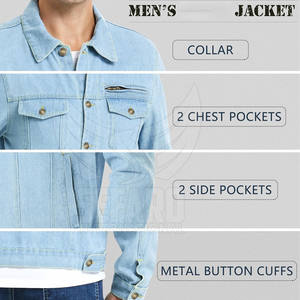 2025 haute qualité respirant hommes jean veste bas quantité minimale de commande nouveauté en vrac jean veste d'hiver - Product Image 4