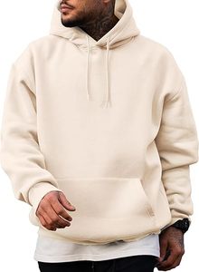 Sudadera con capucha de gran tamaño personalizada para hombre de algodón 100%, jersey de felpa francesa de peso pesado con estampado bordado, sudaderas con patrón sólido - Product Image 4