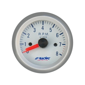 Tachymètre 0-8000 tr/min Ligne argentée - Product Image 1