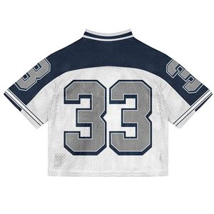 Diseño de logotipo personalizado, tela de malla Reversible, camisetas lacrosse sublimadas para hombres jóvenes, camisetas deportivas de poliéster de secado rápido para equipos - Product Image 5