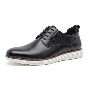 Chaussures en cuir décontractées à lacets pour hommes de luxe 2025 - Mode et confort avec semelle extérieure en caoutchouc pur - Product Image 6