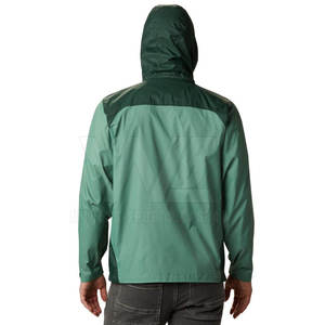 แจ็กเก็ตกันลมซิปเต็มรูปแบบสำหรับกลางแจ้งฤดูหนาวเสื้อกันลม/สีดำล้วนมีซิปเสื้อกันลมระบายอากาศได้ดี - Product Image 2