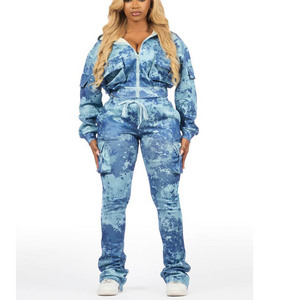 Conjunto Deportivo para Mujer, Corte Ajustado, Tela Elástica, Sudadera con Capucha y Pantalones para un Estilo de Vida Moderno y Activo - Product Image 4
