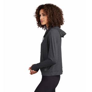 Sweat à capuche en polaire douce pour femme - Coupe ample, col rond, anti-boulochage et respirant, respectueux de l'environnement, manches longues avec trous pour les pouces - Product Image 4