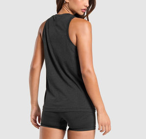 Camiseta sin mangas transpirable de secado rápido para mujer de calidad superior sin mangas Fitness Wear Out Door Wear camiseta sin mangas para mujer - Product Image 4