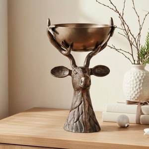 Porte-bougie en métal en forme de Hans décoratif de designer Plaqué laiton Qualité supérieure Nouveau design Porte-bougie pour dîner - Product Image 4