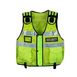 Chaleco de seguridad reflectante de alta visibilidad con cremallera frontal, chaleco táctico de seguridad con logotipo personalizado de último diseño, alta visibilidad - Product Image 1