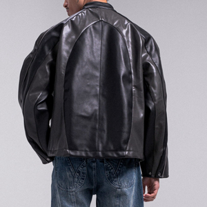 เสื้อแจ็กเก็ตหนังวัวแท้ระบายอากาศได้ดีสำหรับผู้ชายผู้หญิงเสื้อสไตล์นักขี่มอเตอร์ไซค์ - Product Image 4