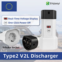 Adaptateur de prise EU 16A pour voiture de type 2 V2l, convertisseur de décharge de type 2 pour charge de voyage 220V AC pour MG