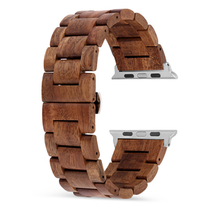 Correa de reloj NO BOX para <span class=keywords><strong>Apple</strong></span> <span class=keywords><strong>Watch</strong></span> 10 Banda de madera Compatible con Series 10 9 8 Ultra 7 <span class=keywords><strong>6</strong></span> SE 5 4 3 - Product Image 6