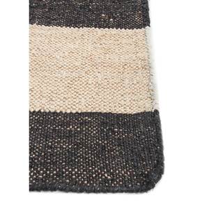 Tapis en jute et chanvre Nomadic Threads ADHM-05, tissage plat ivoire, motif rayé, rectangulaire, pour couloir, chambre, salon, maison - Product Image 4