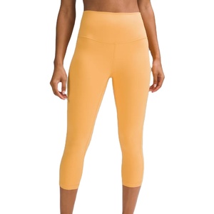 Leggings de sport pour femmes, respirants, antibactériens, sans couture, longueur genou, pour filles, prix de gros, leggings personnalisés - Product Image 1