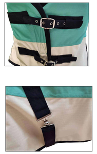 2025 couverture de cheval de participation d'hiver personnalisée tapis de cheval couverture de cheval avec couverture de cou détachable couverture imperméable - Product Image 3