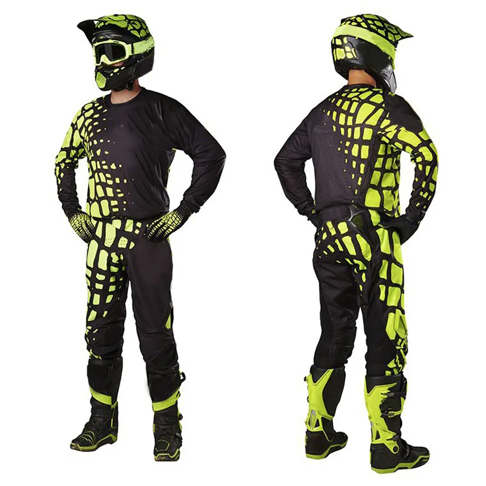 High Quality wholesale fox Mx motocross Motorcycle & Auto Racing Wear motorcycle jacket pants set 100% Polyester