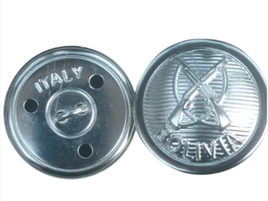 Servicio de diseño personalizado de fábrica OEM Botones de latón uniformes de reproducción de fabricación alemana de alta calidad - Product Image 2