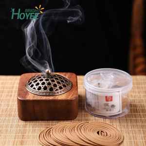 Elegant Bakhoor <b>Burner</b> Resin Wooden Aromatherapy Diffuser Incense <b>Burner</b> Catalytic Fragrance Incense <b>Burner</b> Wood Incense Holder - Product Image 2