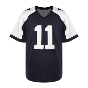 Uniforme de fútbol americano retro para hombre, personalizado, nombre y número, unisex, al por mayor, jersey en blanco personalizado, ropa de fútbol sublimada - Product Image 1