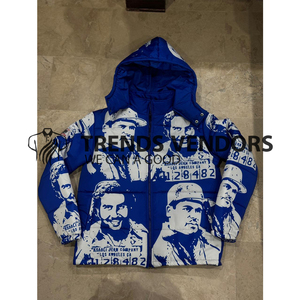 Chaquetas de Invierno Acolchadas para Hombre, Color Personalizado, con Cuello Alto, Capucha, Logotipo Frontal, Impermeables, Estilo Urbano, MOQ Bajo, Venta al Por Mayor - Product Image 1