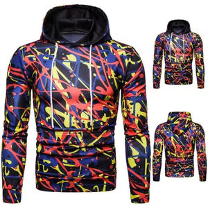 Dernier design, prix bas, sweats à capuche pour hommes, sublimation, basiques, coton mélangé, nouveau style, vente en gros de sweats à capuche à sublimation - Product Image 5