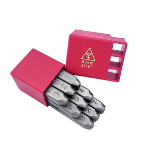 8mm 5/16 inch Steel Number <b>Punch</b> <b>Set</b> 0-9 9pcs Cr-V 6150 HRC 58-62 Metal Marking Bulk Order OEM/ODM Taiwan - Product Image 5