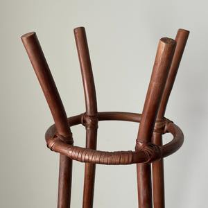 Best Seller Rattan Hat <b>Stand</b> <b>Coat</b> <b>Rack</b> Handmade Antique Wood <b>Racks</b> for Scarfs <b>Coats</b> and Clothes - Product Image 6