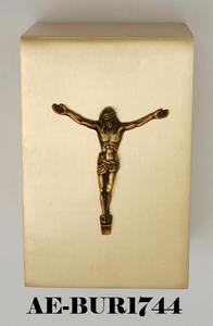 Venta caliente acabado en bronce satinado urna de cubo de latón comodidad óptima elegancia para cenizas humanas santuario silencioso-para suministros funerarios - Product Image 6