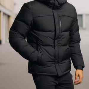 Chaqueta a prueba de viento, chaqueta acolchada de pana personalizada para hombre, chaqueta cálida de invierno para hombre - Product Image 3