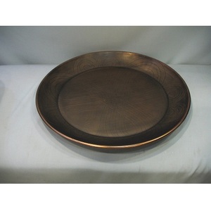 Fantaisie Moderne De Luxe Nouveau Design Premium Assiette De Service En Métal De Offre Spéciale En Laiton Antique Fini Pour La Décoration De Table Utilisation De La Cuisine - Product Image 1