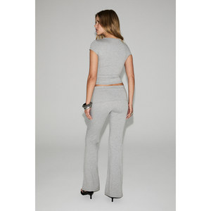 Ensemble deux pièces pour femme GRIMELANGE LILOU en tissu doux, coton biologique imprimé et avec détail ceinture - Product Image 6