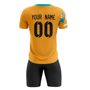 Uniforme de fútbol de secado rápido con logotipo personalizado hecho en Pakistán 100% poliéster ropa deportiva uniforme de fútbol - Product Image 6