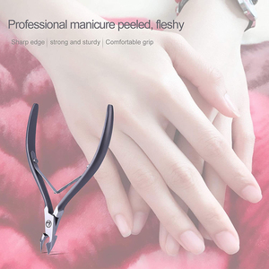 La mejor pinza para cutículas de uñas para manicura superior, duradera, para eliminar la piel muerta, hoja curva, borde afilado superior para uso con los dedos - Product Image 5