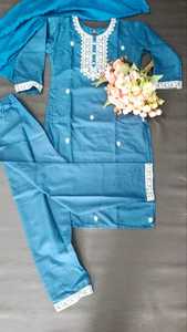 ชุดเดรสอินเดียปักลายสำหรับผู้หญิงและผู้หญิงชุดเดรสสไตล์ปากีสถานและอินเดีย - Product Image 5