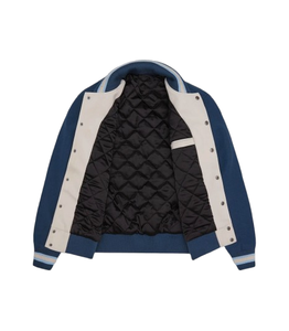 Veste universitaire en laine pour hommes Style Letterman hiver coupe-vent imprimé doublure matelassée CollegeBaseballjacket pour hommes livraison DDP - Product Image 3
