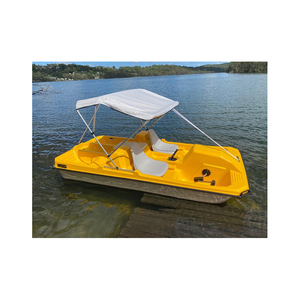 เรือถีบสำหรับทะเลสาบ เรือถีบสำหรับครอบครัว กิจกรรมสนุกสนานในฤดูร้อน กิจกรรมชายหาด เรือพลาสติกทนทาน กิจกรรมกลางแจ้ง ถีบเรือ - Product Image 6