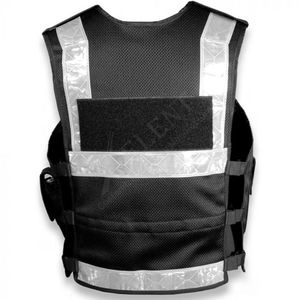 100% Polyester Multi Pocket Zip Gilet de sécurité Vêtements de sécurité hautement réfléchissants Gilet de sécurité et vestes pour hommes - Product Image 2