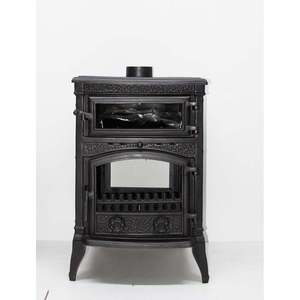 Poêle à plasma contemporain écologique en aluminium Dorello Soba MF192 avec foyer et cuisinière à 4 verres fabriqués - Product Image 1