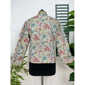 Autumn/Winter Perfect Reversible Silk Quilted <b>Jacket</b> Soft Lightweight Warm - Product Image 6