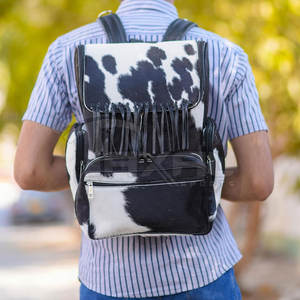 กระเป๋าเป้สะพายหลังหนังวัวแบบสั่งทำกระเป๋าผ้าอ้อมสไตล์กันน้ำ - Product Image 5