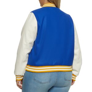 Blouson universitaire de baseball personnalisé avec logo, qualité supérieure, pour hommes et femmes, en tissu enduit, respirant, imprimé, 100% coton, idéal pour l'hiver - Product Image 6