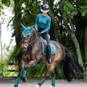 Wholesale durable material comfortable design ideal for long <b>equestrian</b> Soft lining english horse saddle pad premium - Product Image 6