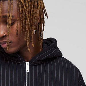 Bán Buôn Cao Quá Khổ Boxy <span class=keywords><strong>Zip</strong></span> <span class=keywords><strong>Thru</strong></span> La Đính Sọc Áo Cho Nam Giới Tùy Chỉnh Bông Pha Trộn Hoodies Thiết Kế Mới Nhất - Product Image 5