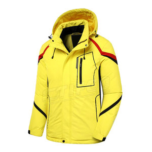 Men's Breathable Hooded <b>Ski</b> and <b>Snowboarding</b> Jacket Waterproof Winter Insulated Climber Coat - Product Image 1