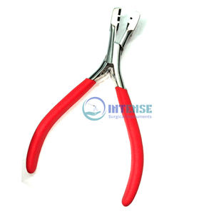 Pinzas Profesionales para Extensiones de Cabello con Empuñadura Ergonómica Roja para Mayor Comodidad, con Estuche - Product Image 2