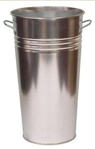 Florero Galvanizado Ecológico Hecho a Mano, Decoración Floral Única para el Hogar, Bodas, Fiestas, Hoteles y Banquetes, Hecho de Acero Inoxidable - Product Image 5